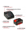 EINHELL AKUMULATOR 18 V 4,0 AH + ŁADOWARKA 9438250618 - nr 4