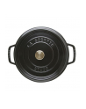 Staub Garnek z przykrywką okrągły 24 cm czarny - nr 29