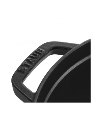 Staub Garnek z przykrywką okrągły 24 cm czarny