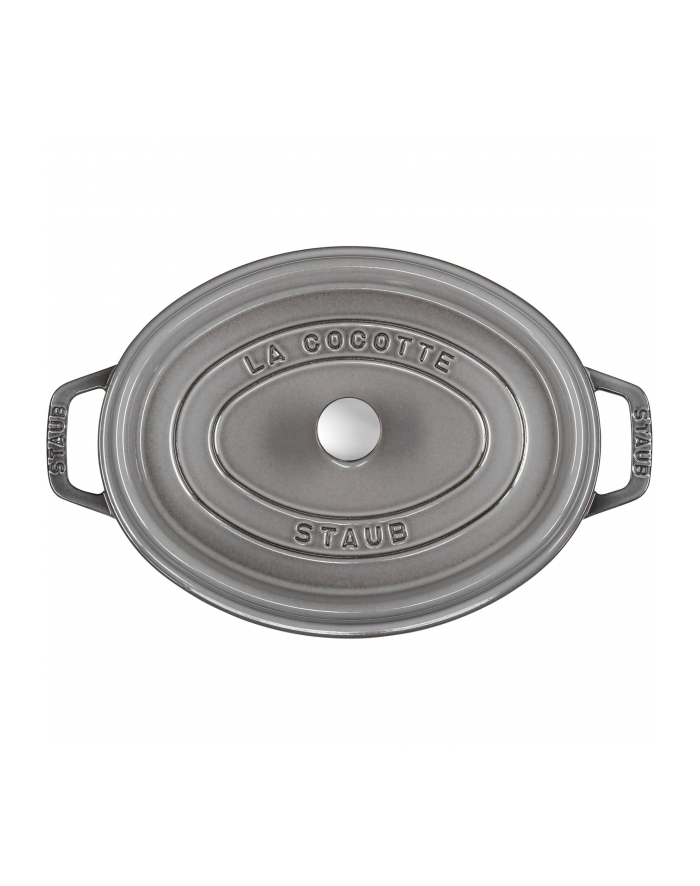 Staub Garnek owalny 29 cm grafit szary 40509-317-0 główny