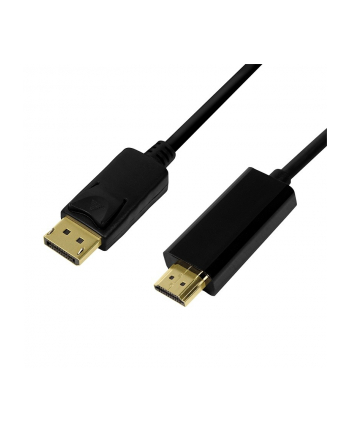 logilink Kabel DisplayPort 1.2 do HDMI 1.4 1m Czarny