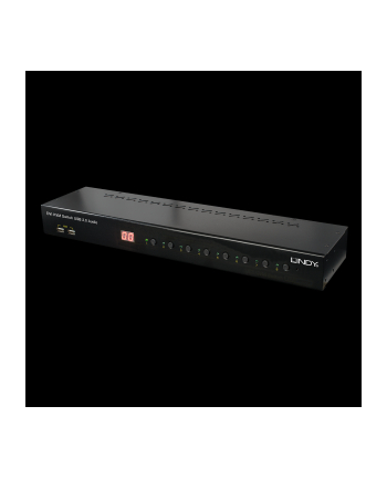 Lindy 39317 Przełącznik Kvm 8X Dvi Usb 2.0 & Audio (Ly39317)