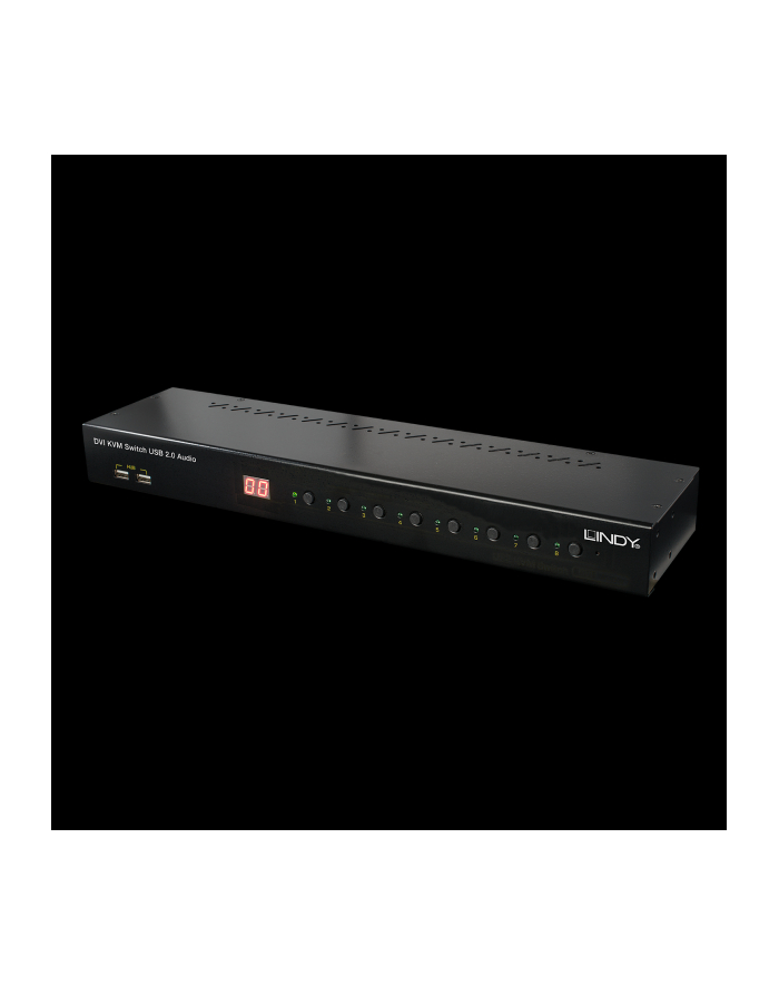 Lindy 39317 Przełącznik Kvm 8X Dvi Usb 2.0 & Audio (Ly39317) główny