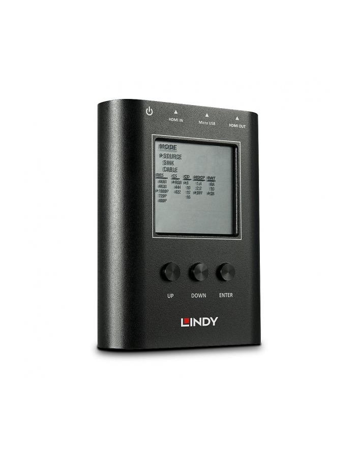 Lindy 32675 Generator sygnału testowego (tester kabli) HDMI 2.0 główny