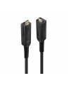 Lindy 38325 Hybrydowy kabel optyczny światłowodowy HDMI 2.0 18G z wymiennymi/odłączanymi wtykami HDMI i DVI 70m - nr 2
