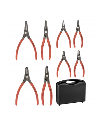 Szczypce precyzyjne Knipex 0021 25 S, 135 mm, walizka, 8 części nr 2