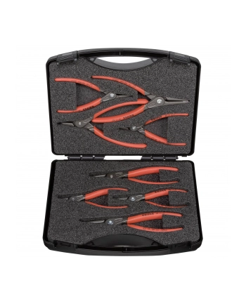 Szczypce precyzyjne Knipex 0021 25 S, 135 mm, walizka, 8 części nr 1
