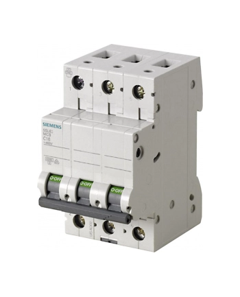 Siemens Wyłącznik nadprądowy 3p c 40a 6ka ac/dc IP20 90/72/76mm sentron 5SL63407 nr 1