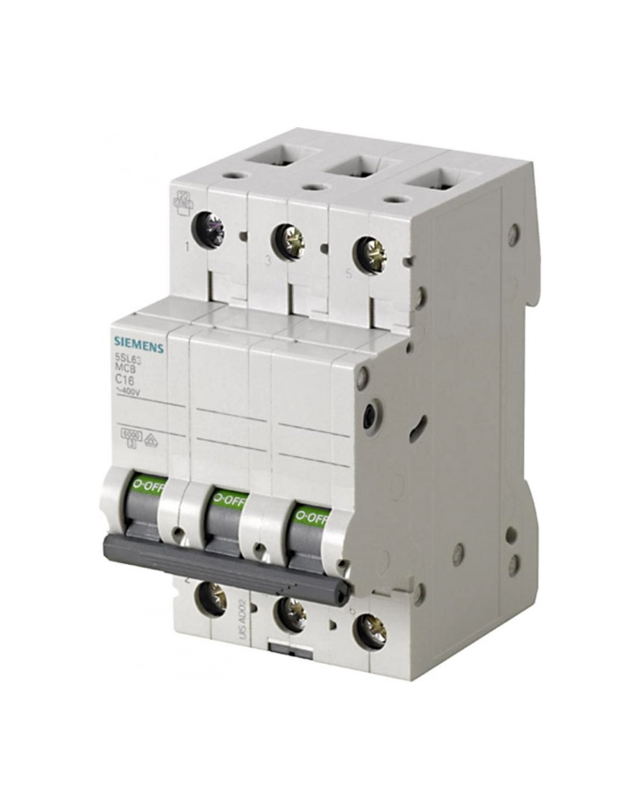 Siemens Wyłącznik nadprądowy 3p c 40a 6ka ac/dc IP20 90/72/76mm sentron 5SL63407 główny