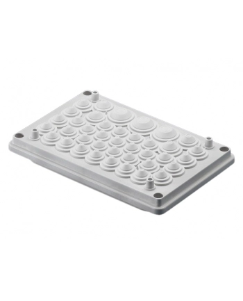 Rittal Płyta z Przepustami Kablowymiz Uszczelnieniem250x160mm (9665.770) nr 1