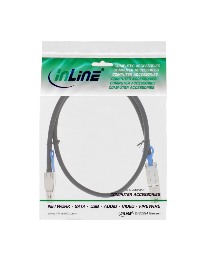 InLine Kabel Mini SAS HD SFF-8644 - SFF-8088 6Gb/s 1m (27639B) główny