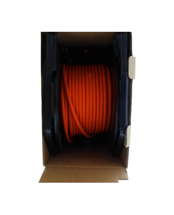 InLine Kabel instalacyjny S/FTP PiMF Cat.7a AWG23 1200MHz halogen Free Pomarańczowy 500m (70500I)