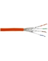 InLine Kabel instalacyjny S/FTP PiMF Cat.7a AWG23 1200MHz halogen Free Pomarańczowy 500m (70500I) - nr 8