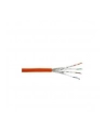 InLine Kabel instalacyjny S/FTP PiMF Cat.7a AWG23 1200MHz halogen free pomarańczowy  50m (77050I) - nr 2