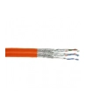 InLine Kabel instalacyjny S/FTP PiMF Cat.7a AWG23 1200MHz halogen free pomarańczowy 100m (77100I) - nr 1