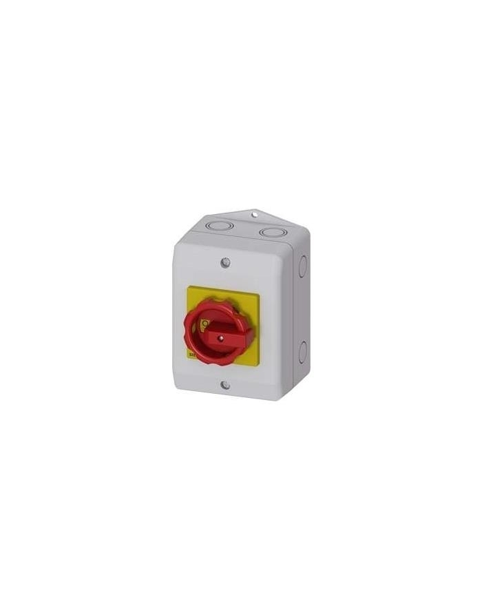 Siemens Łącznik krzywkowy 0-1 3p 16a obudowa IP65 152/110/117mm żółty/czerwony sentron 3LD2064-0TB53 główny
