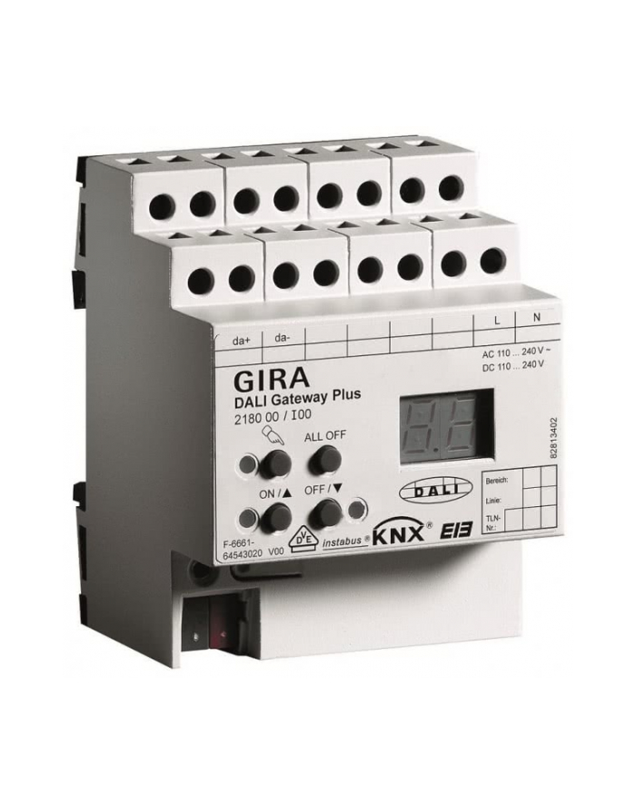 Gira Bramka Dali Plus Knx 218000 główny