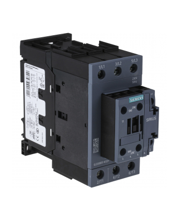 Siemens Stycznik Mocy Sirius 3Rt2 3P S2 51A 22Kw 230V Ac 50Hz 1R 1Z Szyna Din Ip20 Ip00 114X55X130Mm 3Rt2036-1Ap00