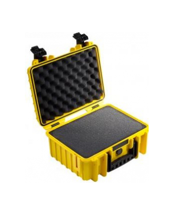B&W outdoor.cases Typ 3000 SI z gąbką Żółta