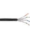 InLine Kabel instalacyjny S/FTP PiMF Cat.7a AWG 23 Copper 1200 Mhz PE czarny 300m (70300P) - nr 2