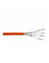 InLine Kabel instalacyjny S/FTP PiMF Cat.7a AWG23 1200MHz halogen Free Pomarańczowy 500m (70500I) - nr 4