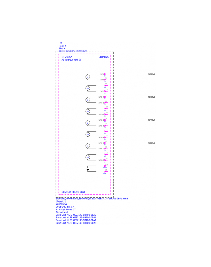 SIEMENS  AI 4XU/I 2-WIRE ST 6ES7134-6HD00-0BA1 (6ES71346HD010BA1) główny