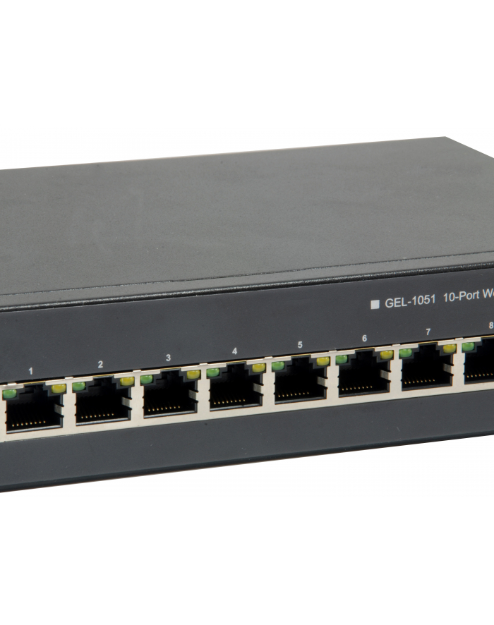 LEVELONE LEVELONE   - SWITCH - 10 PORTS - SMART - RACK-MOUNTABLE  (GEP1051) główny