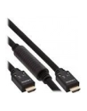 INLINE KABEL   AKTYWNY KABEL HIGH SPEED HDMI Z ETHERNETEM, 4K2K, M / M, CZARNY, ZŁOTE STYKI,25M 17525A - nr 3