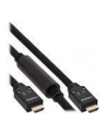 INLINE KABEL   AKTYWNY KABEL HIGH SPEED HDMI Z ETHERNETEM, 4K2K, M / M, CZARNY, ZŁOTE STYKI,25M 17525A - nr 4