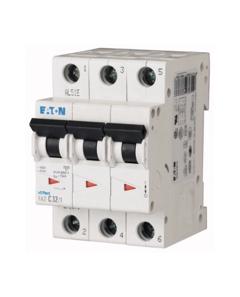 Eaton Wyłącznik Nadprądowy 3P B 6A 15Ka Ac Faz B6/3 278841 nr 1