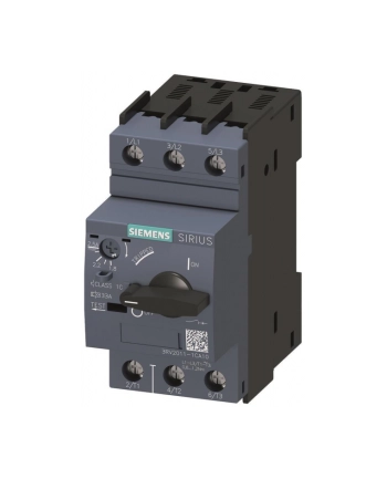 Siemens Wyłącznik silnikowy 750w 1.8-2.5a s00 klasa 10 33a IP20 97/45/96mm Sirius 3RV2011-1CA10 nr 1
