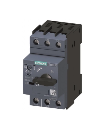 Siemens Wyłącznik silnikowy 2.2kw 4.5-6.3a s00 klasa 10 82a IP20 97/45/96mm Sirius 3RV2011-1GA10 nr 1