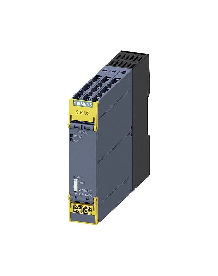 Siemens Przekaźnik bezpieczeństwa 3z 1r 24v ac/dc ip20 22.5/100/121.6mm sirius 3SK1111-1AB30 główny