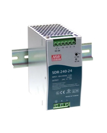 Mean Well Zasilacz na szynę DIN SDR-240-24 10 A 240 W 1x SDR24024 nr 1