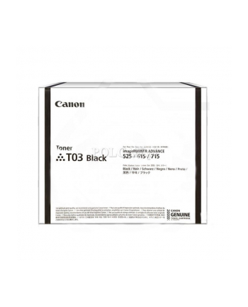 CANON T-03 (2725C001) - ORYGINALNY TONER, BLACK (CZARNY).