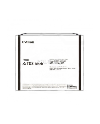 CANON T-03 (2725C001) - ORYGINALNY TONER, BLACK (CZARNY). nr 2