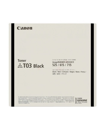 CANON T-03 (2725C001) - ORYGINALNY TONER, BLACK (CZARNY). nr 1