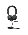 Jabra Evolve2 40 Duo MS Zestaw nagłowny przewodowy na dwoje uszu - nr 17