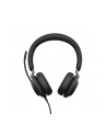 Jabra Evolve2 40 Duo MS Zestaw nagłowny przewodowy na dwoje uszu - nr 1