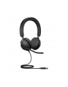 Jabra Evolve2 40 Duo MS Zestaw nagłowny przewodowy na dwoje uszu - nr 21