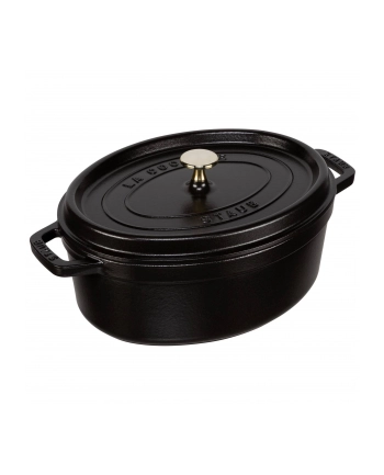 Staub Cocotte brytfanna owalna, z pokrywką, czarny, 29 cm (40509-315-0) nr 2