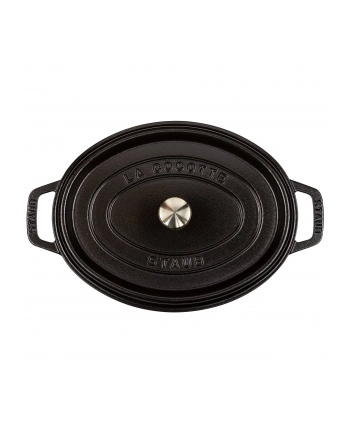 Staub Cocotte brytfanna owalna, z pokrywką, czarny, 29 cm (40509-315-0) nr 1