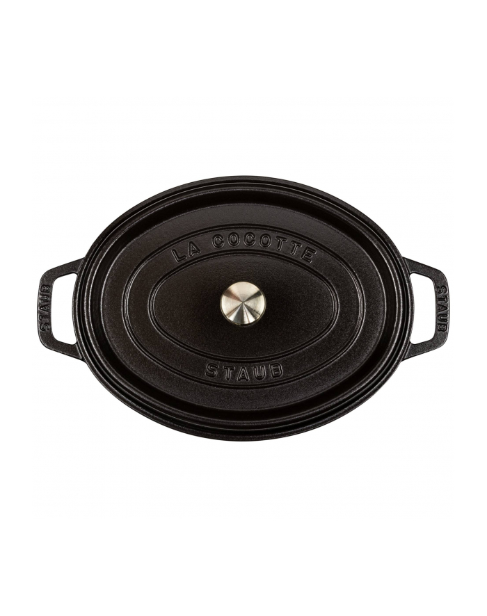 Staub Cocotte brytfanna owalna, z pokrywką, czarny, 29 cm (40509-315-0) główny