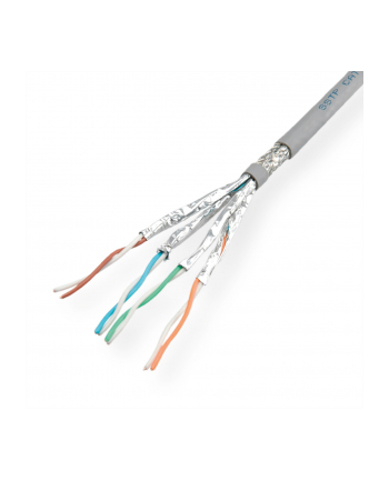 Roline S/FTP PiMF Cable Cat7 Solid, 100m (21.15.0001)