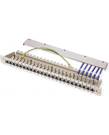 Telegńrtner Patch Panel Cat. 6a 16-Port geschirmt mit Abdeckung (J02022A0050) nr 2