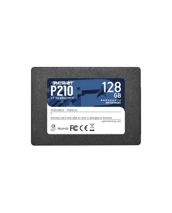 patriot Dysk SSD 128GB P210 450/430 MB/s SATA III 2.5 nr 1