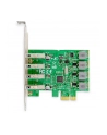 digitus Karta rozszerzeń (Kontroler) USB 3.0 PCI Express 4xUSB 3.0 Low Profile Chipset: VL805 - nr 27