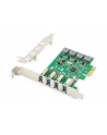 digitus Karta rozszerzeń (Kontroler) USB 3.0 PCI Express 4xUSB 3.0 Low Profile Chipset: VL805 - nr 28