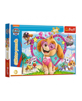 Puzzle 100el Psi Patrol  W blasku Skye 14818 TREFL nr 2