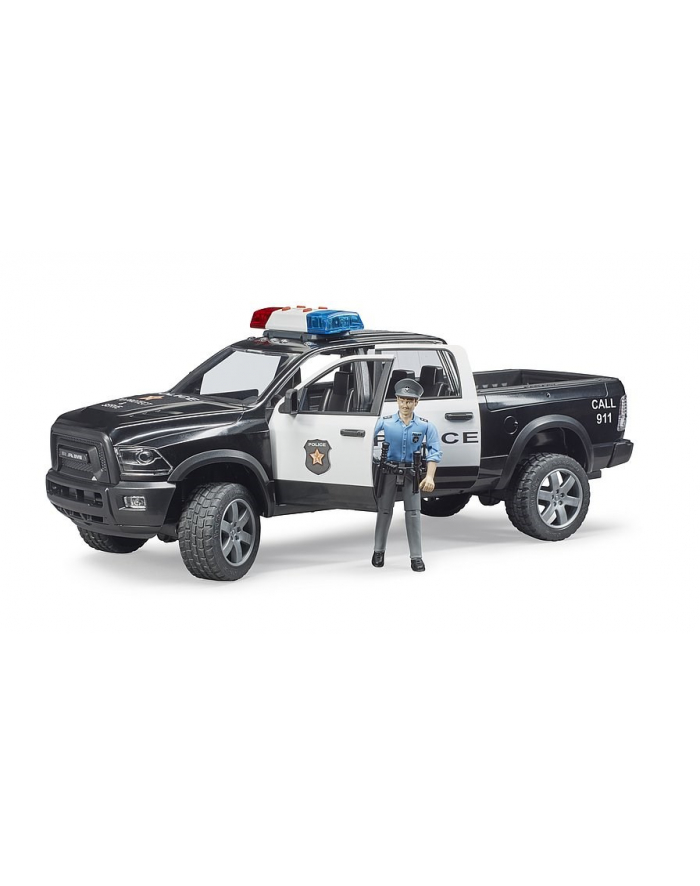 Dodge RAM 2500 Power Wagon jako auto policji USA z figurką policjanta 02505 BRUDER główny